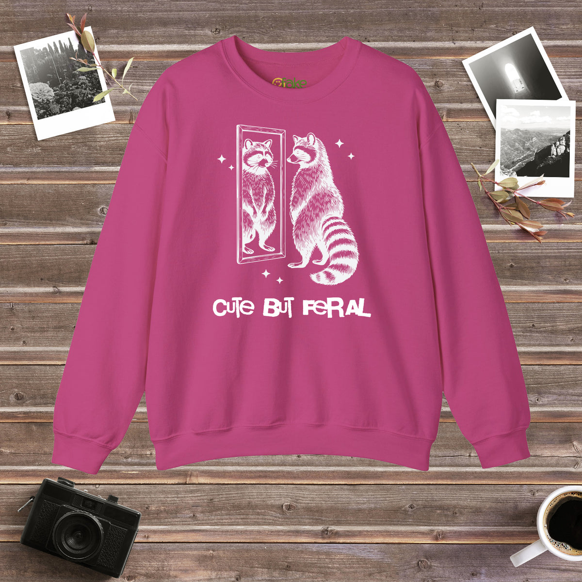 Cute But Feral Crewneck Sweatshirt