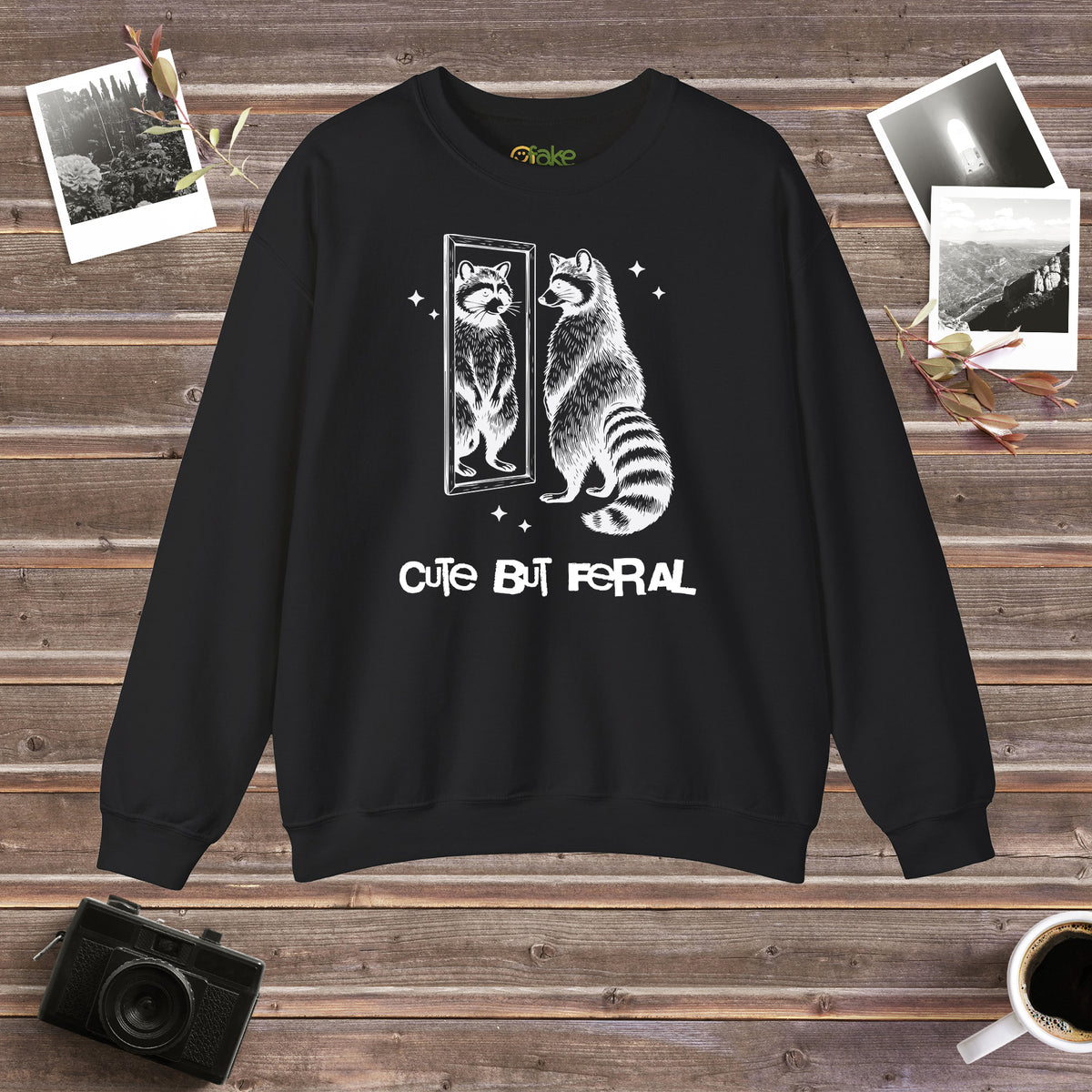 Cute But Feral Crewneck Sweatshirt