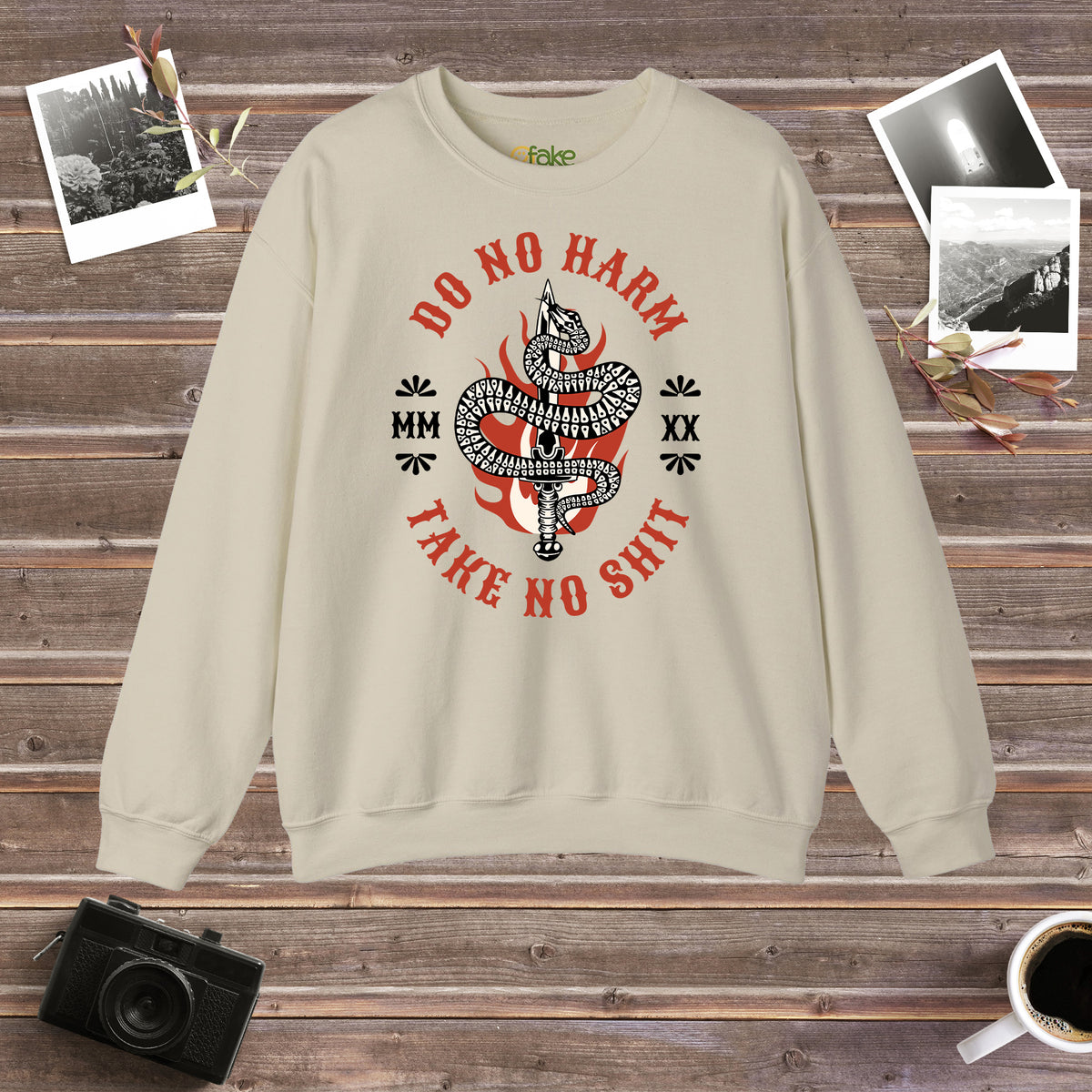 Do No Harm Take No Shit Crewneck Sweatshirt