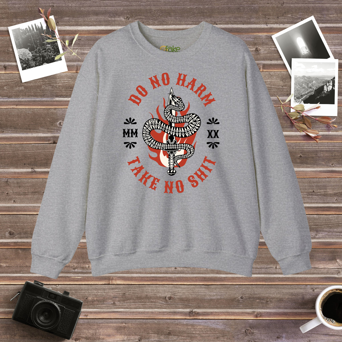 Do No Harm Take No Shit Crewneck Sweatshirt